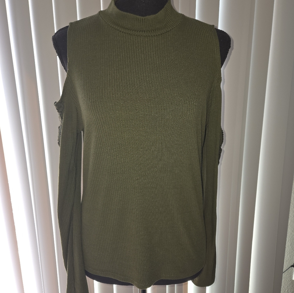 Charlotte Russe Cold Shoulder Top